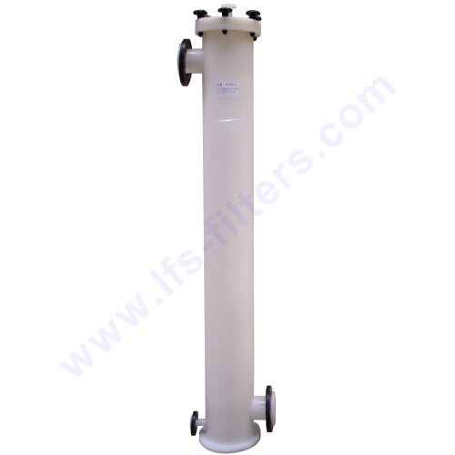Single highflow PVDF filterhousing