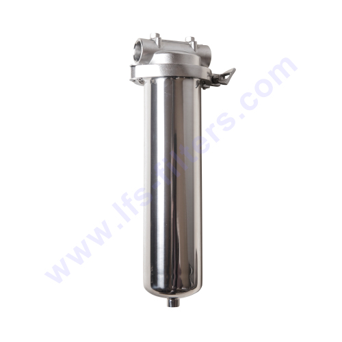 Stainless steel 304 316 single cartridge filterhousing