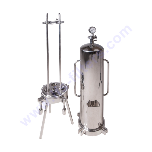 Stainless steel 304 316 sanitairy multiple cartridge filterhousing