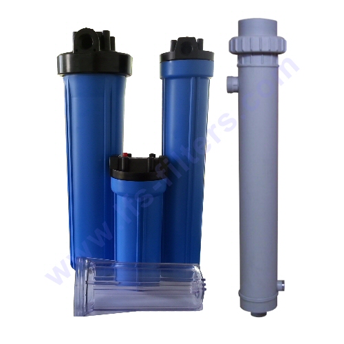 Single industrial filterhousing