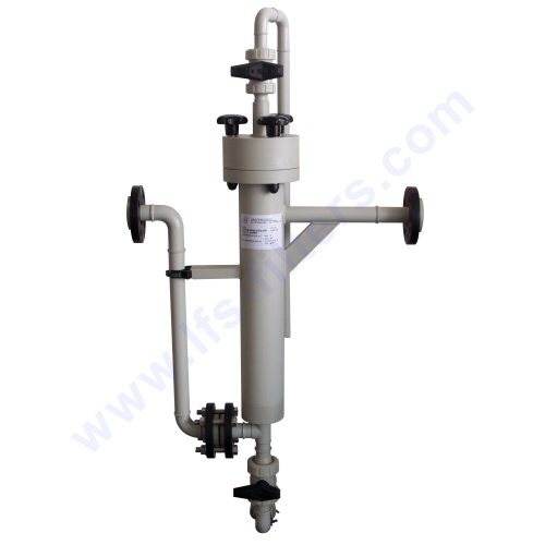 Special industrial inline cartridge filterhousing