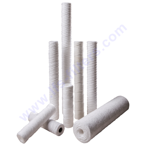 String wound PP Nylon Polyester Rayton Glasfiber bigblue filter cartridge